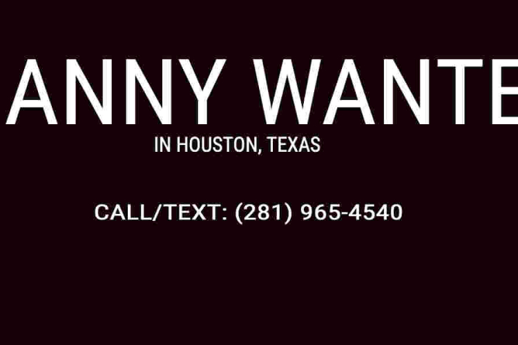 Live-in Nanny Wanted in Houston, Texas