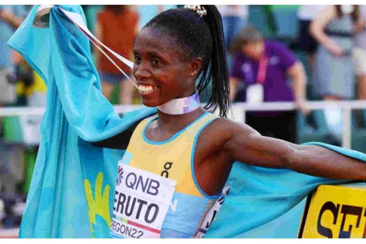 Norah Jeruto Wins Gold for Kazakhstan in Oregon, Months After Renouncing Kenyan Citizenship 