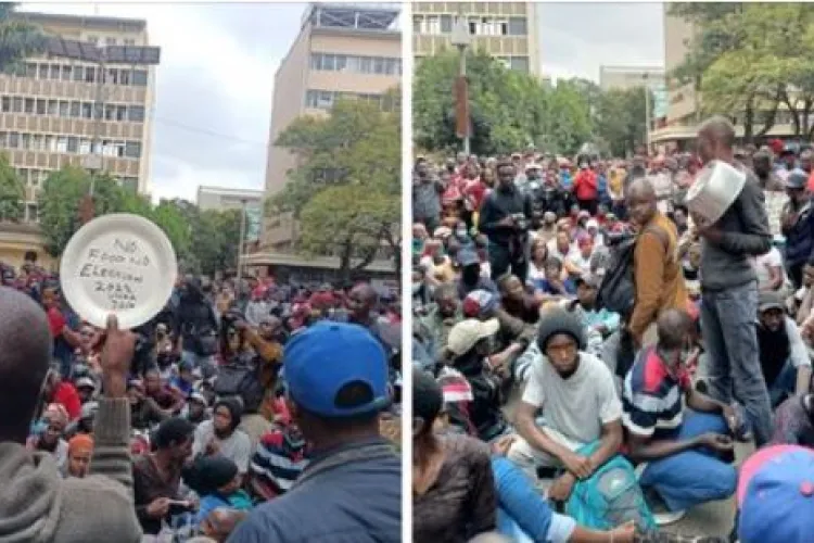 Hundreds of Kenyans Protest in Nairobi CBD over High Cost of Living 