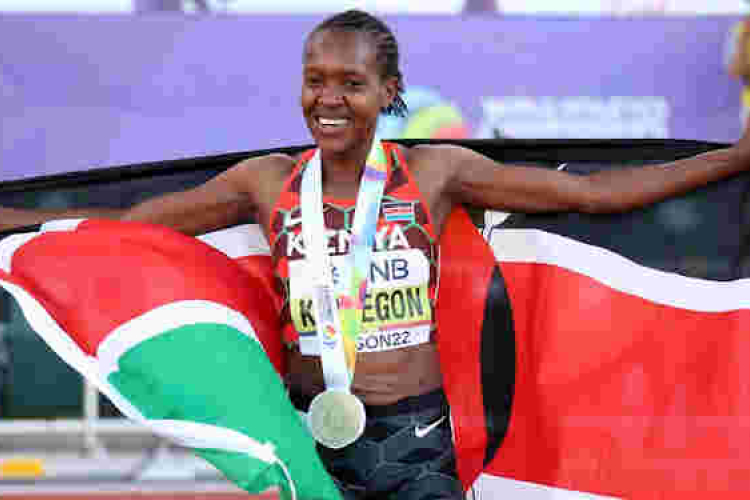 Faith Kipyegon Bags Kenya's First Gold Medal in Oregon 