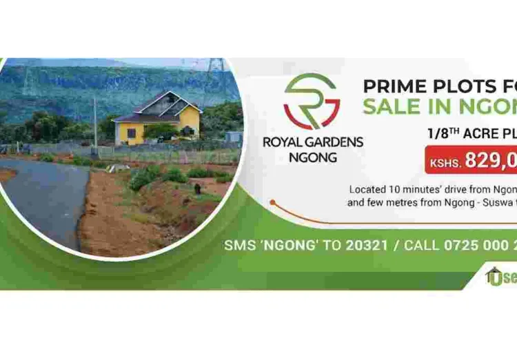 Plots for Sale at Special Introductory Prices: Royal Gardens-Ngong