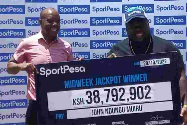 Newly Appointed Nyandarua County CEC Wins Sh38.8 Million SportPesa Jackpot