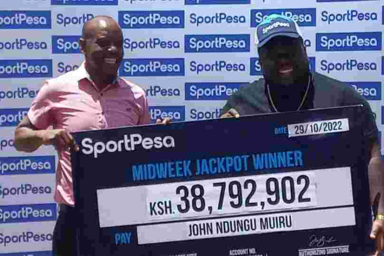 Newly Appointed Nyandarua County CEC Wins Sh38.8 Million SportPesa Jackpot