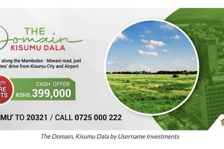 Plots for Sale: The Domain, Kisumu Dala