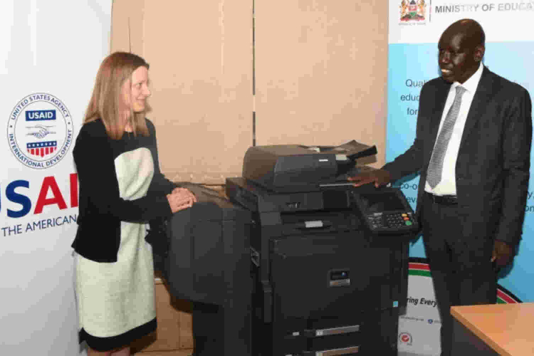Kenyans Online React After Education Ministry Flaunts a Photocopier Donated by USAID