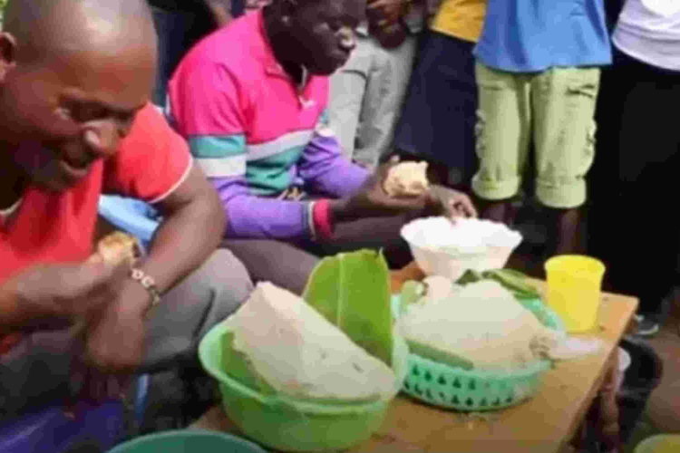 Bungoma Man Wins Ugali Eating Competition After Finishing Two Kilograms in 35 Minutes