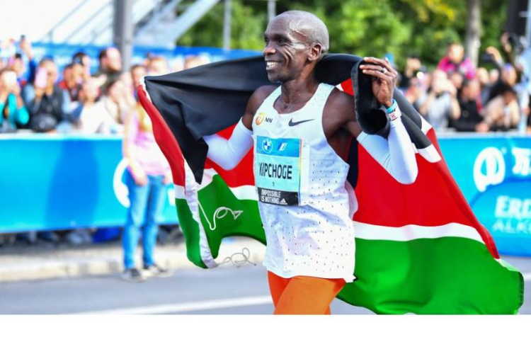  Kipchoge Eyes a Course Record at Boston Marathon on Sunday 