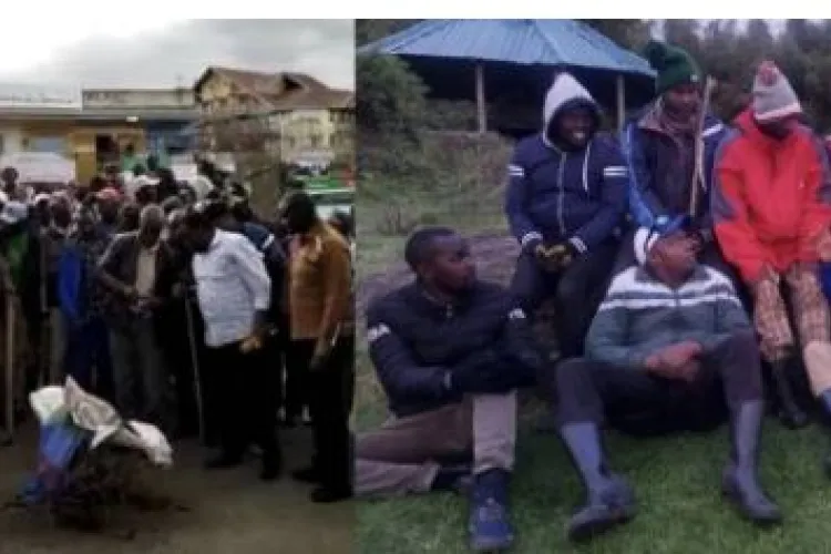 Kikuyu Traditionalists Destroy Alleged LGBTQ Flag Hoisted Atop Mt Kenya in 2019