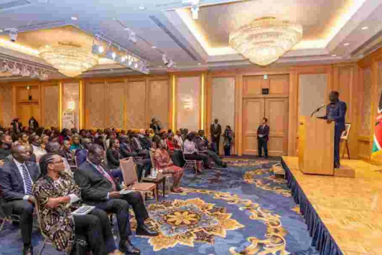 Ruto Engages Kenyan Diaspora Community in Tokyo, Japan