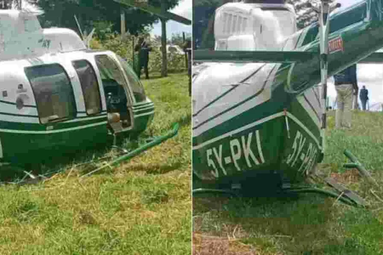 CS Murkomen Escapes Unharmed After Baringo Helicopter Crash