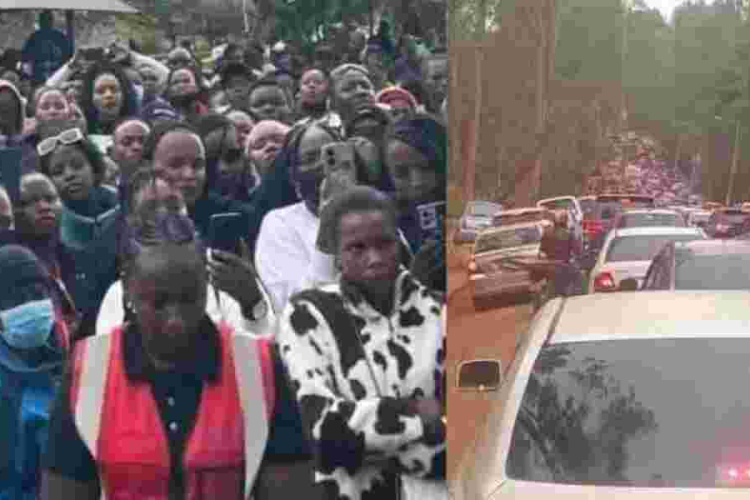 Heavy Traffic as Hundreds Gather to Bid Farewell to Brian Chira
