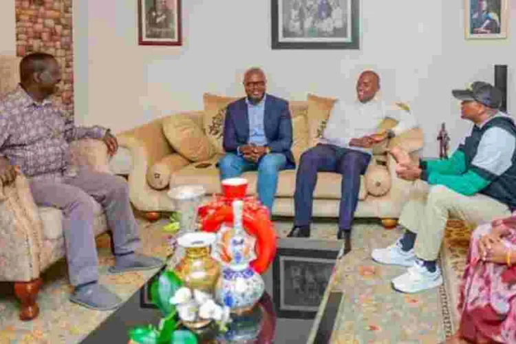 Moses Kuria's Family Presents Raila with Goat in Reconciliation Bid