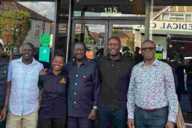 ODM Delegation Savors Ugali at Kenyan Eatery in the UK