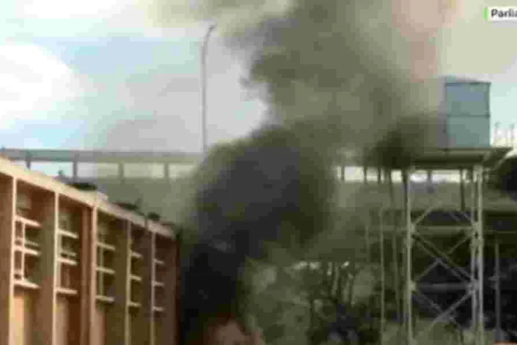 Parliament on Fire as Protesters Storm Building