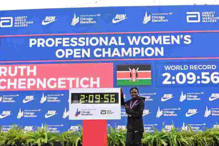 Kenya's Chepngetich Shatters Women's Marathon World Record in Chicago