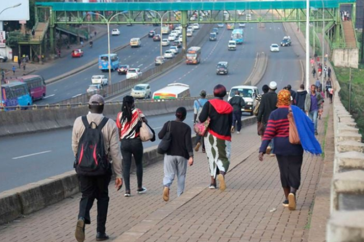 Only 2% of Kenyans Drive to Work, 73% Walk