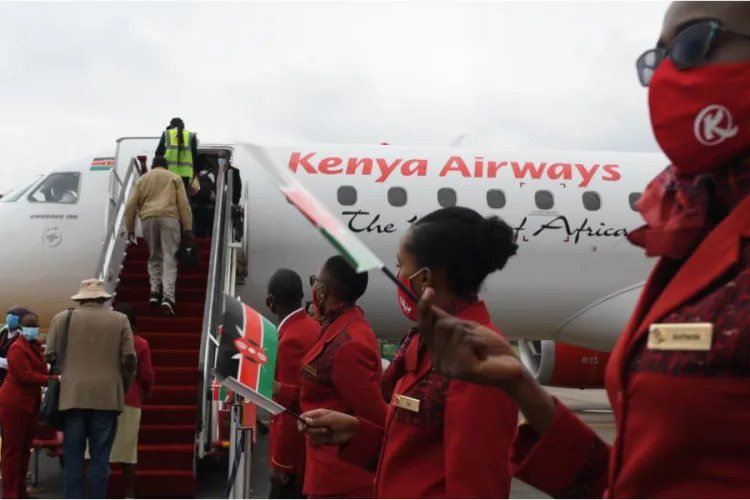 Kenya Airways Passenger Throws Used Sanitary Pads at Airline Employees Over Visa Dispute
