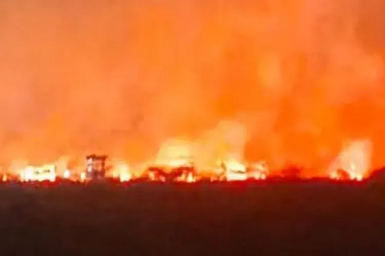 Fire Outbreak on JKIA land