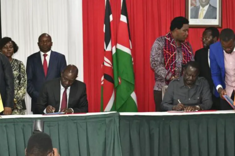 Ruto-Raila Sign 10-Point MoU