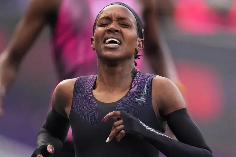 Faith Kipyegon Clocks 4:06.42 in Paris, Falls Short of Historic Sub-Four-Minute Mile