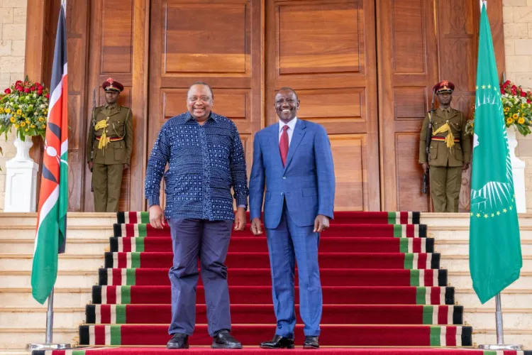 Ruto Hosts Uhuru, Mnangagwa at State House