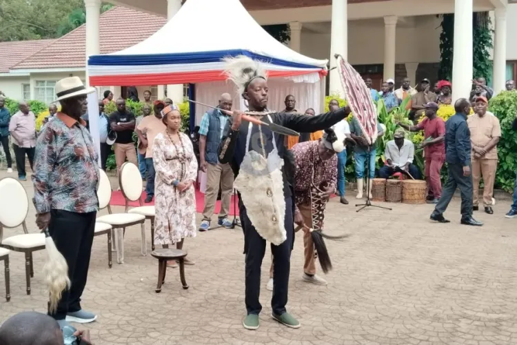 Raila Jr Installed as Head of Raila's Family