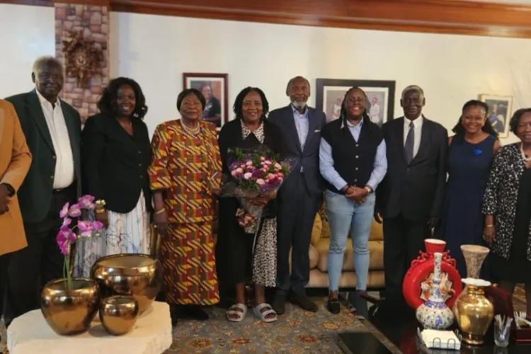 Mama Ngina Kenyatta Visits Odinga Family to Offer Condolences