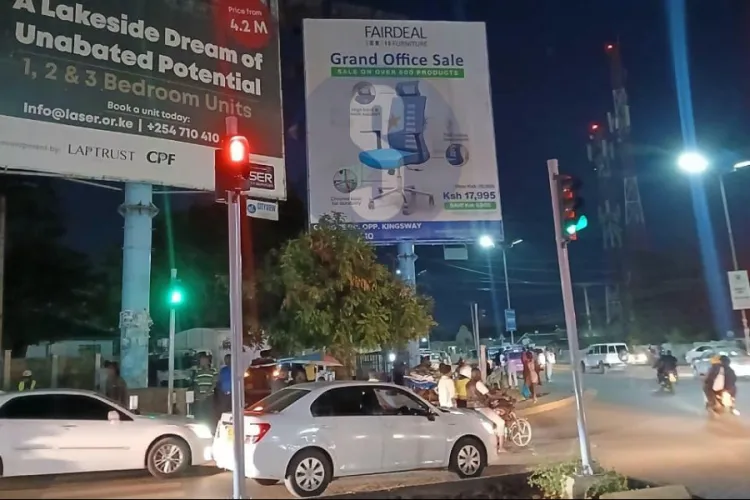 New Traffic Lights in Kisumu Cause Confusion as Residents Adjust