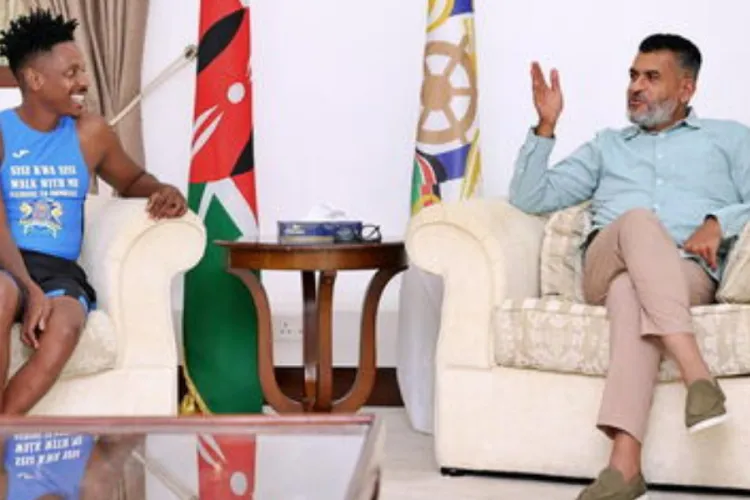 Eric Omondi Meets Mombasa Governor Abdulswamad Ahead of Sisi Kwa Sisi Walk