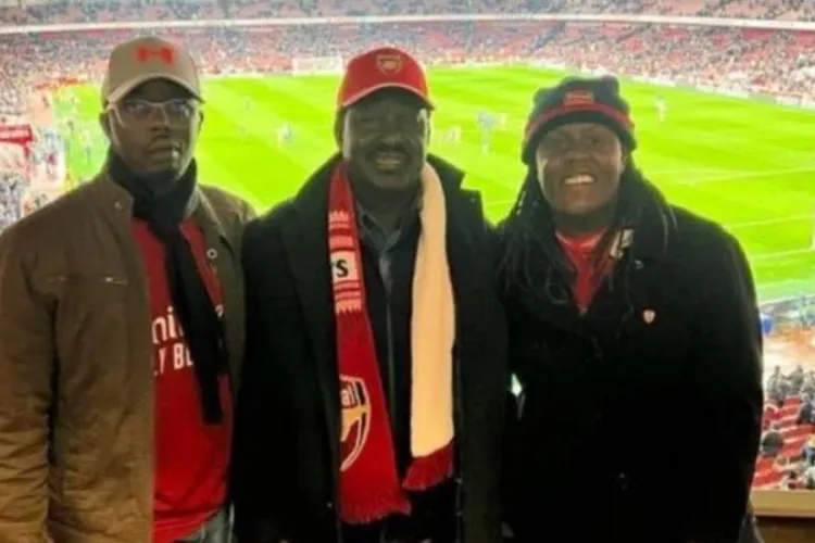 Arsenal FC Sends Commemorative Gift to Honour Raila Odinga