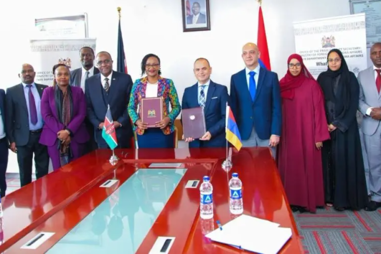 Kenya and Armenia Sign Diaspora Cooperation Agreement 