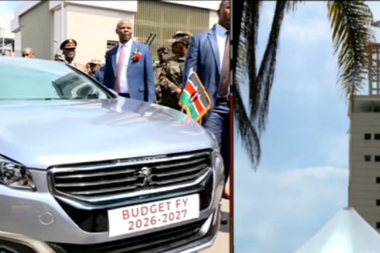 Mbadi Makes Grand Entrance to Parliament in a Customised Car