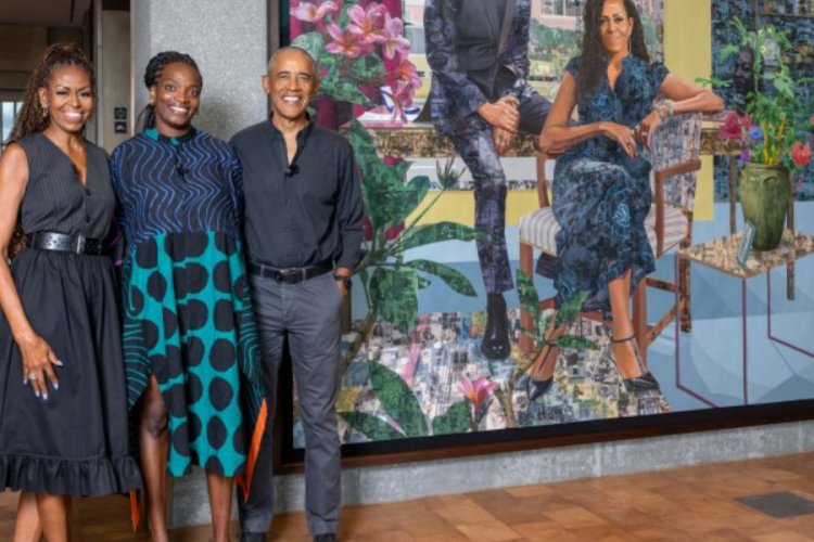 New Obama Portrait by Nigerian-Born Artist to Feature at Presidential Center