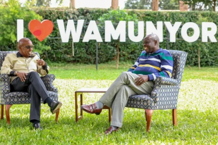 Gachagua Meets Jimi Wanjigi at Wamunyoro for Political Talks