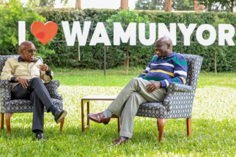 Gachagua Meets Jimi Wanjigi at Wamunyoro for Political Talks