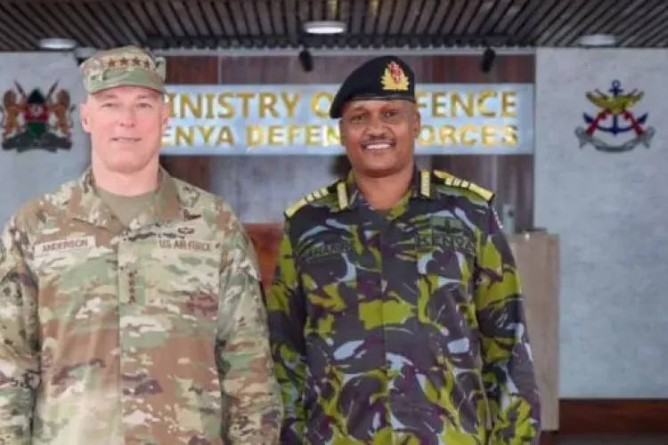 Kenya, US Hold Defence Talks to Strengthen KDF Capabilities