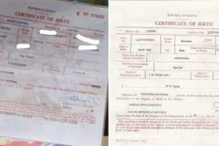 Huduma Kenya Explains How to Correct Wrong Names on Birth Certificates