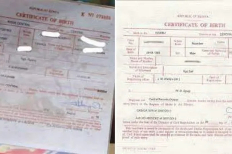 Huduma Kenya Explains When You Can Change Your Child’s Name on Birth Certificate