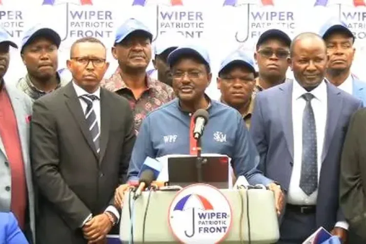 Kalonzo Revamps Wiper Leadership, Appoints Mohamed Ali Deputy Leader