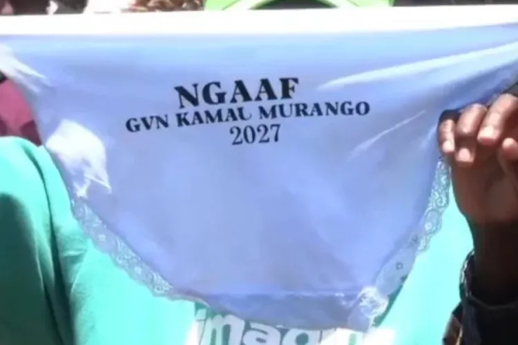 Backlash in Kirinyaga After Women Receive Underwear Bearing Senator’s Name