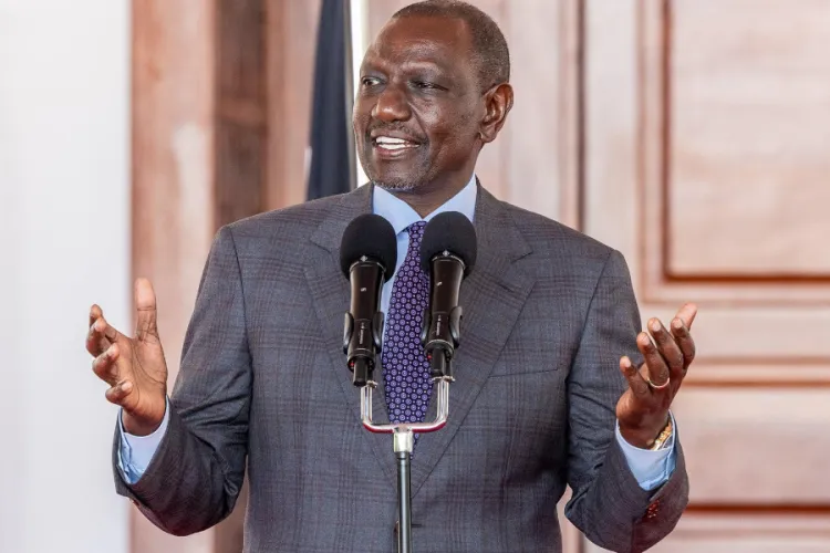 Ruto Takes Swipe at Sifuna’s TEP Party as He Inspects Projects in West Pokot