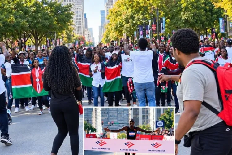 Kenyan Diaspora Turns Chicago Marathon Into Celebration of National Pride