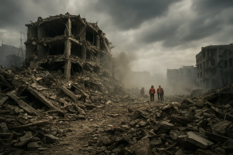 At least 20 killed and dozens missing after war-damaged Gaza building collapses