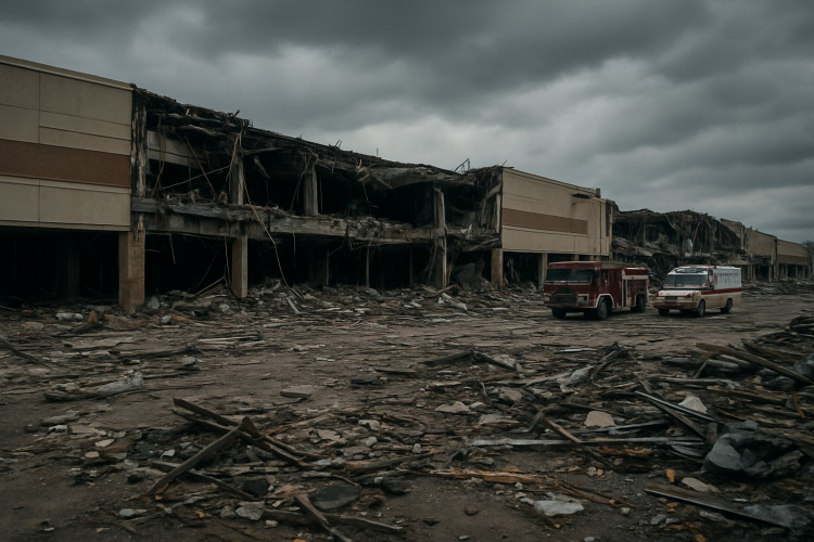 Breaking: Ukraine Mall Attack Leaves Nine Missing, President Zelensky Condemns 'Despicable' Strike