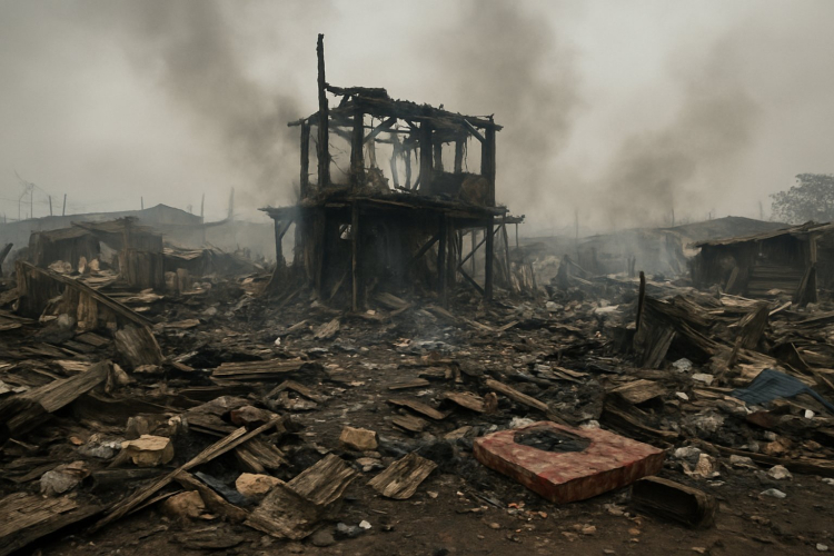 Tragic Fire Claims Life of One-Year-Old in Athi River Slum, Leaving Families Displaced