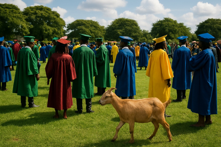 Meet the Goat That Became a Graduation Sensation in Nigeria