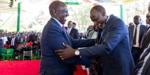 President Ruto Meets Muhoho Kenyatta at State House