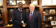 Kalonzo Meets US Senator Coons for High-Level Talks in Washington