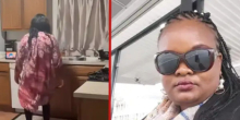 Kenyan Woman Filmed Damaging US House Leaks Chats With US-Based Boyfriend, Explains What Happened