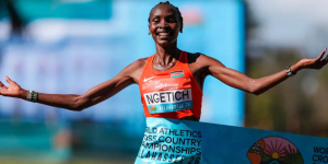 Agnes Ng’etich Breaks World Record as Kenya Claims Half Marathon Gold and Silver